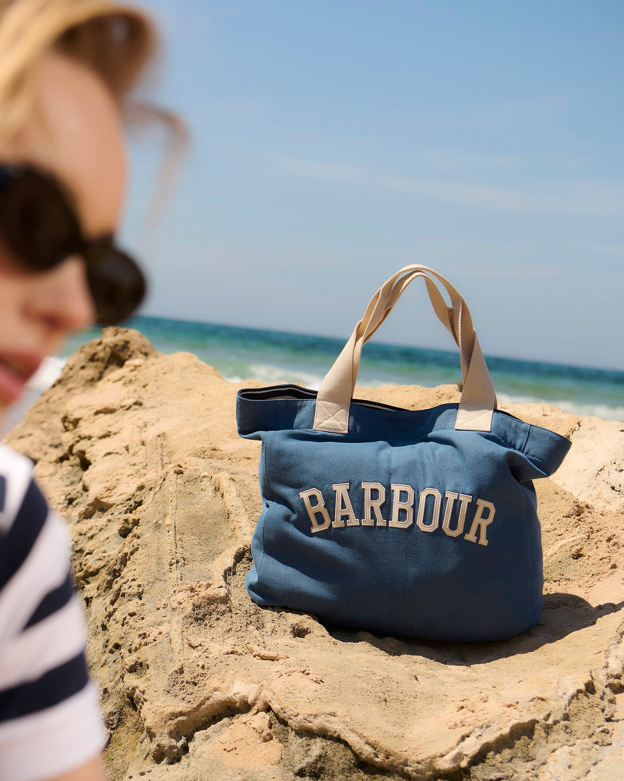 Denim Emily Logo Tote Bag