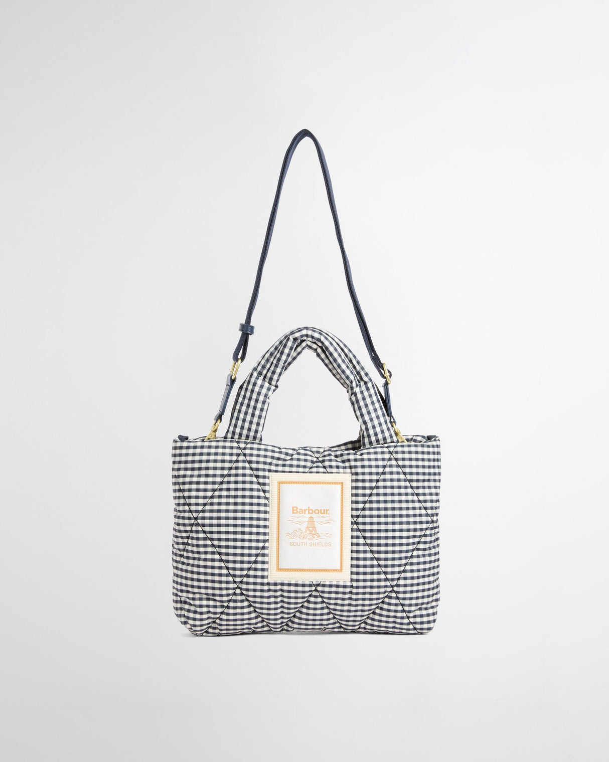 Gingham-Check-Riah-Mini-Quilted-Tote-Bag