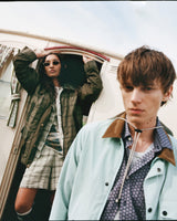 Dusky Green Tartan Beadnell Jacket