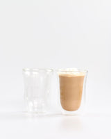 Double Walled Glass Latte Cups - Set of 2