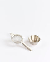 Stainless Steel Tea Strainer & Drip Bowl