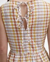 Multi Gingham Penelope Midi Dress