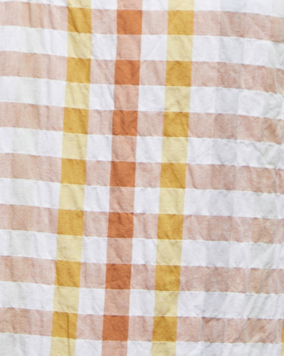 Multi Gingham Penelope Midi Dress