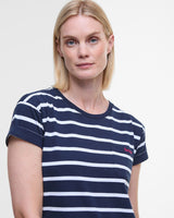 Navy & White Stripe Otterburn Cotton Dress