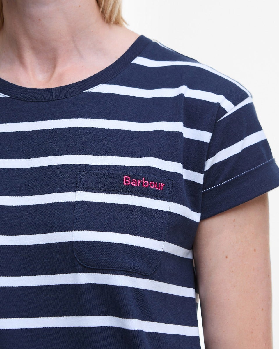 Navy & White Stripe Otterburn Cotton Dress