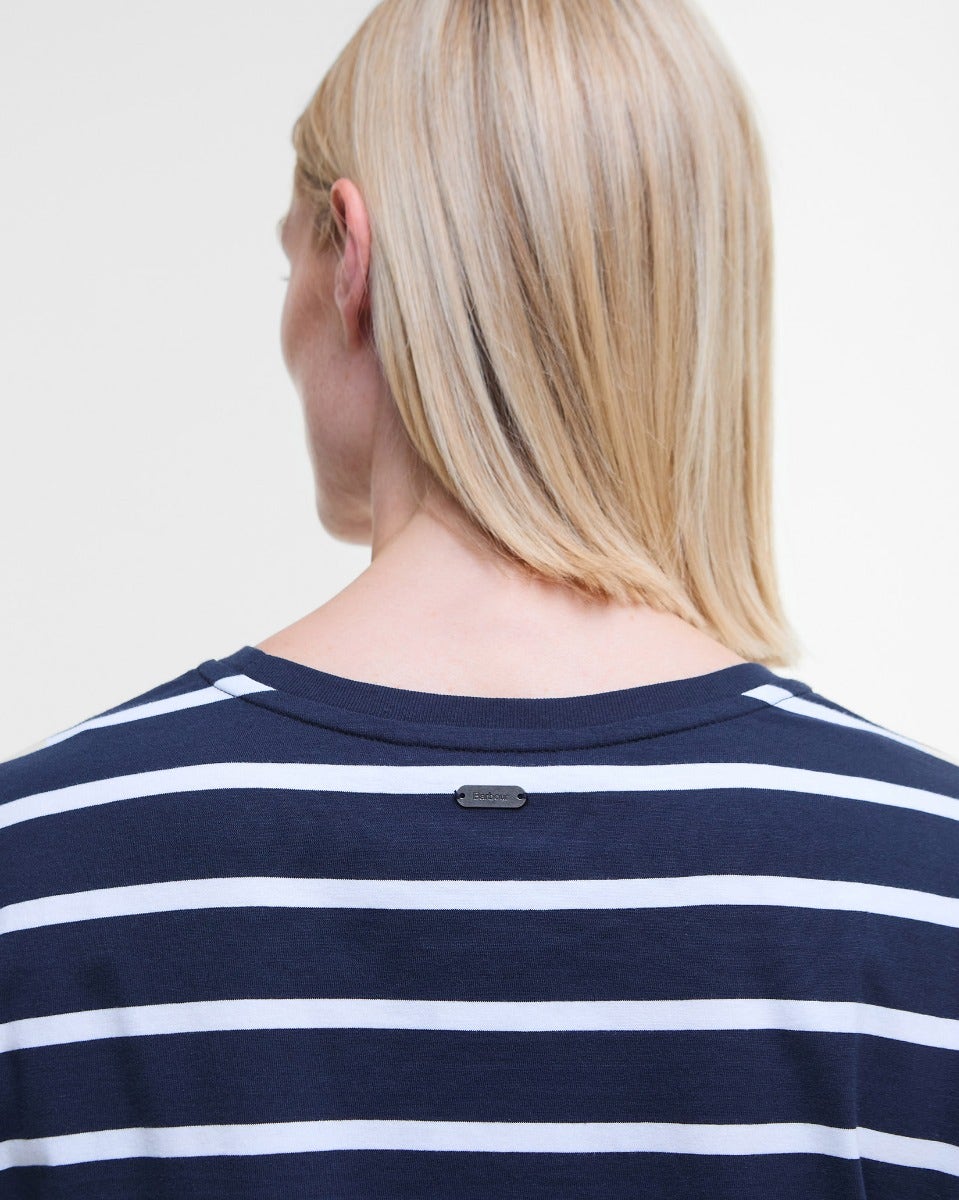 Navy & White Stripe Otterburn Cotton Dress