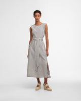 Dark-Navy-Stripe-Inez-Midi-Dress