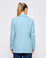 Sky Leaf Donegal Wool Jacket