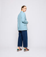 Sky Leaf Donegal Wool Jacket