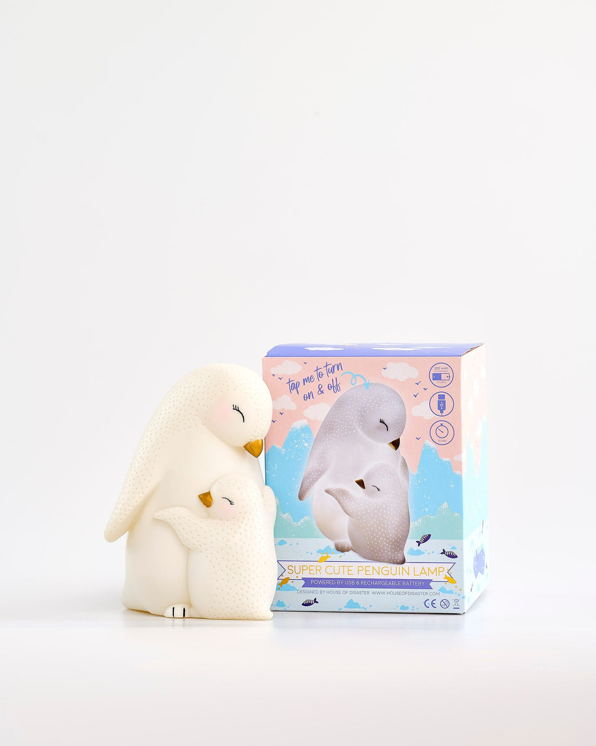 Rechargeable-LED-Penguin-Night-Light
