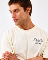 Light Ivory Danton Graphic Print T-Shirt