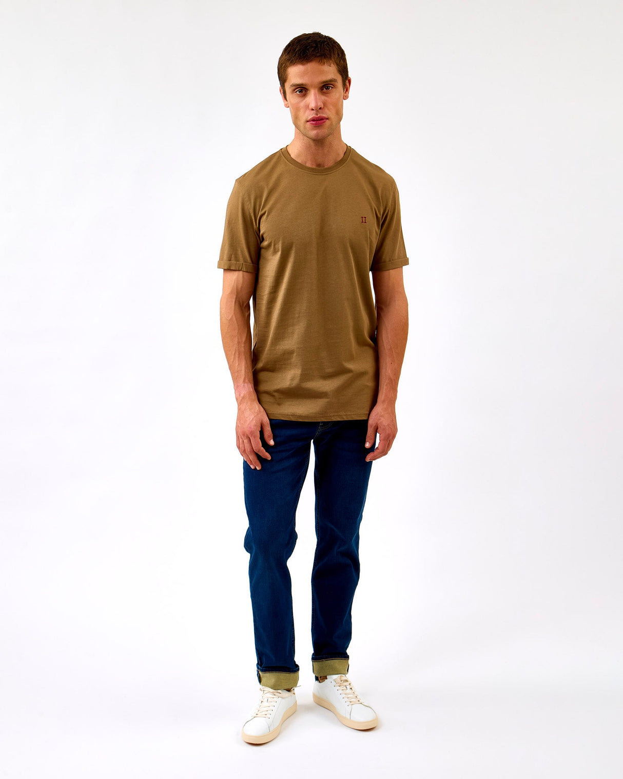 Teak Brown Norregaard Contrast T-Shirt