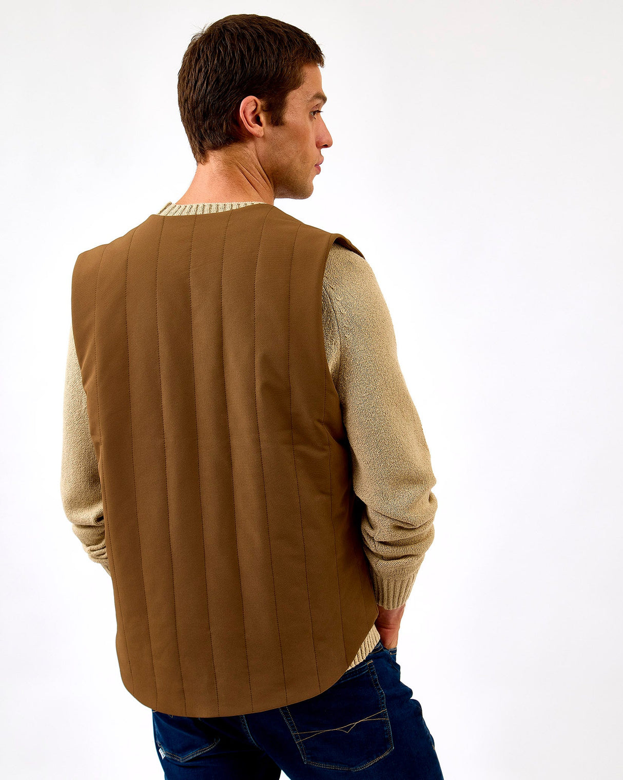 Teak Brown Sebastian Tech Vest