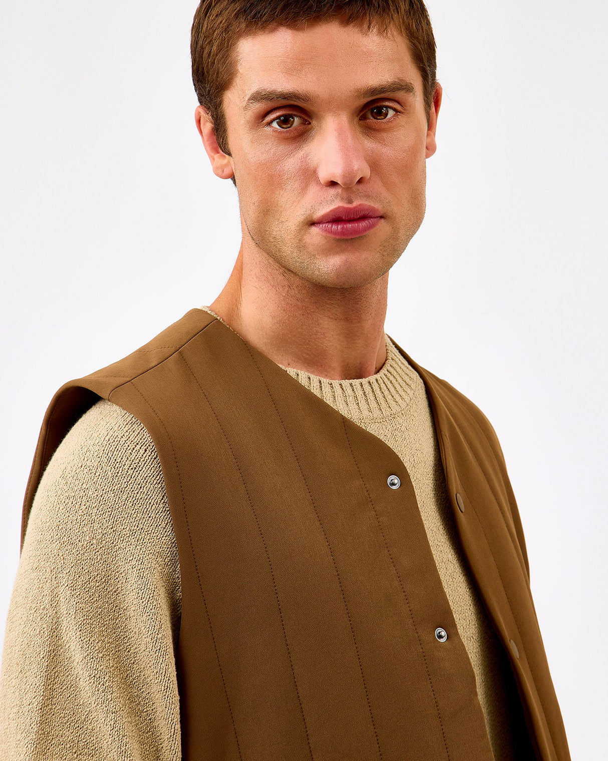 Teak Brown Sebastian Tech Vest