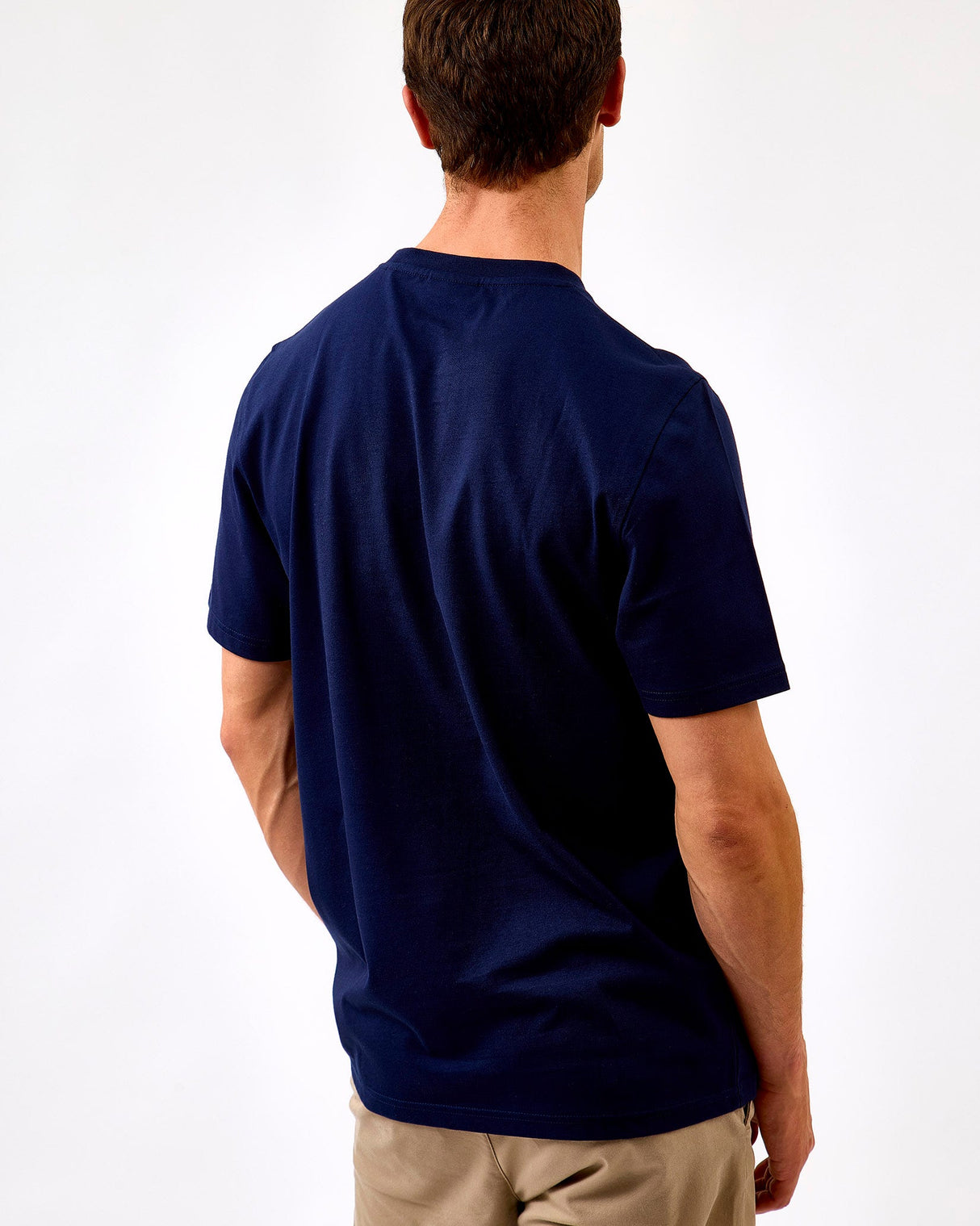 Dark Navy Organic Cotton Racing T-Shirt