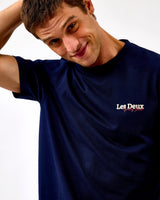 Dark Navy Organic Cotton Racing T-Shirt