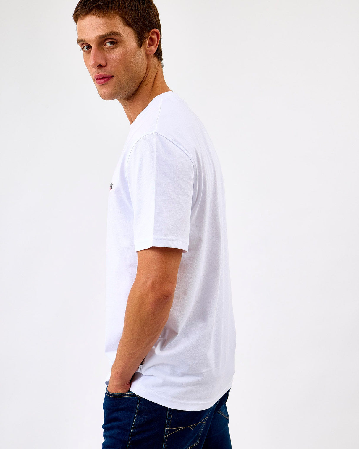 White-Organic-Cotton-Racing-T-Shirt