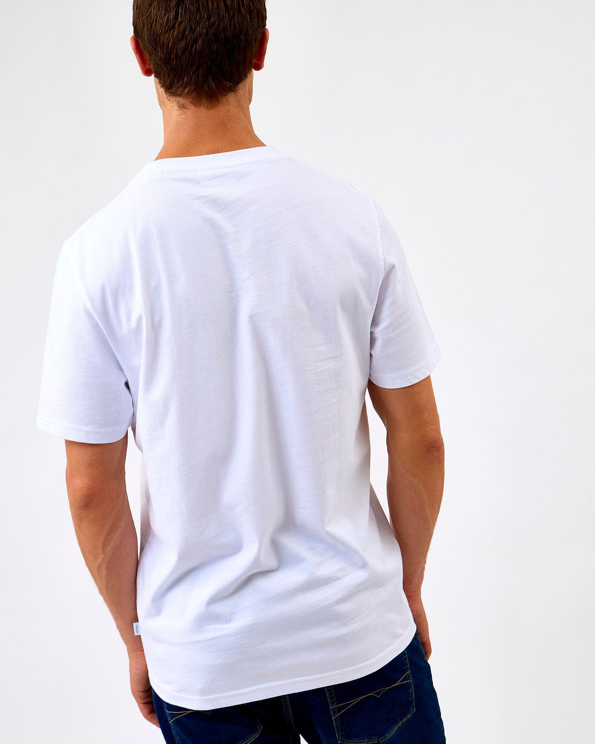 White Organic Cotton Racing T-Shirt