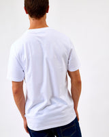 White Organic Cotton Racing T-Shirt