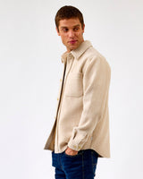 Ivory-Lennon-Boucle-Overshirt