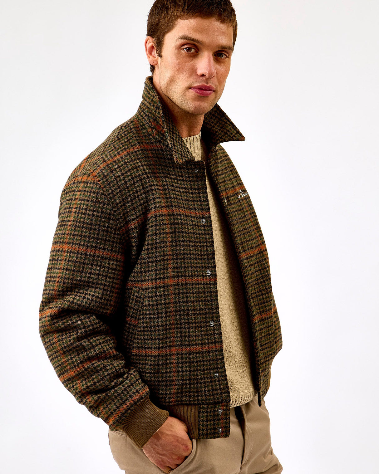 Teak-Brown-Varsity-Houndstooth-Jacket
