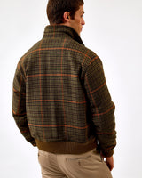 Teak Brown Varsity Houndstooth Jacket