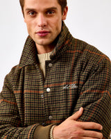 Teak Brown Varsity Houndstooth Jacket