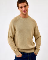 Dark-Sand-Brad-Round-Neck-Knit-Jumper