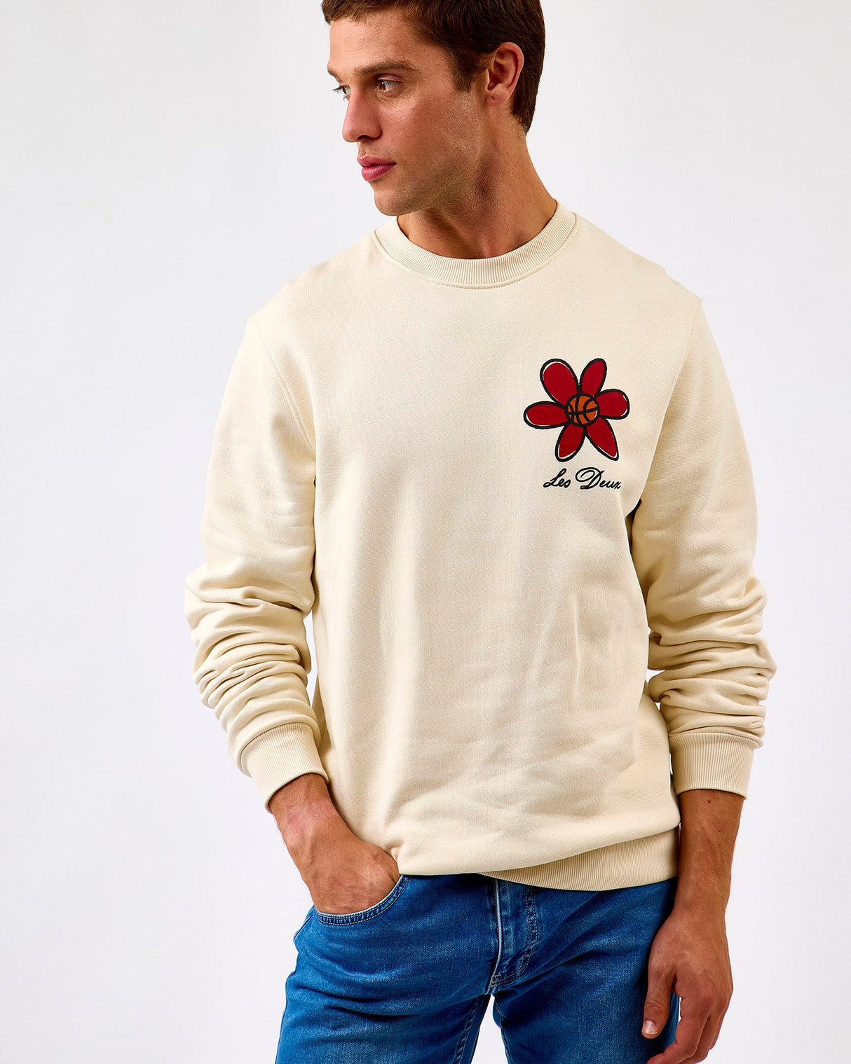 Ivory-Flower-Basket-Sweatshirt