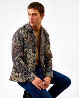 Black Hugh Jacquard Overshirt