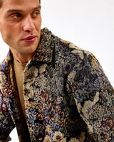 Black Hugh Jacquard Overshirt
