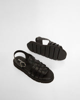 Black Otterburn Fisherman Sandal
