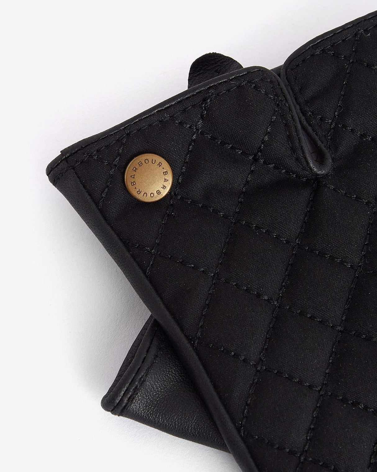 Black Scarlet Quilted Gloves