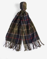 Classic Tartan & Navy Dover Hat & Scarf Gift Set