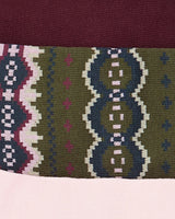 Olive Fair Isle Barbour Sock Gift Set
