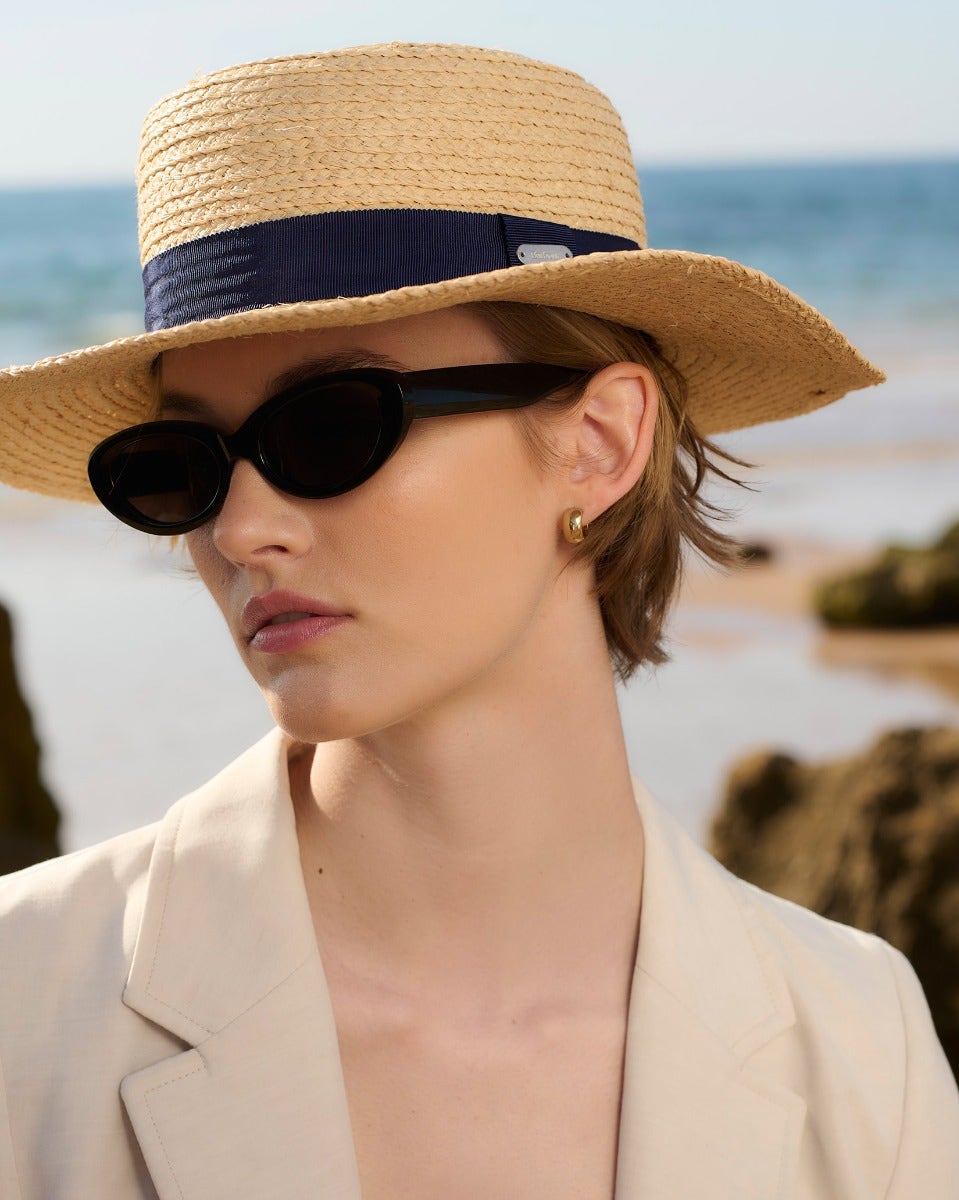 Natural Straw Lily Summer Hat