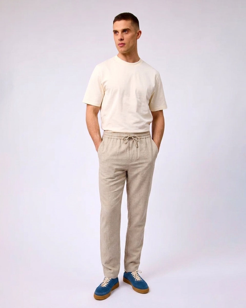 Light-Sand-Como-Tapered-Slub-Trousers