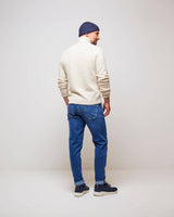 Light-Sand-Karl-Roll-Neck-Knit-Jumper