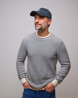Light-Sand-Karl-Structured-Knit-Jumper