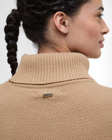 Pale Camel Burne Knitted Cape