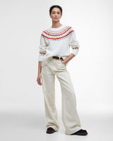 Cloud Fair Isle Detail Tidal Knit Jumper