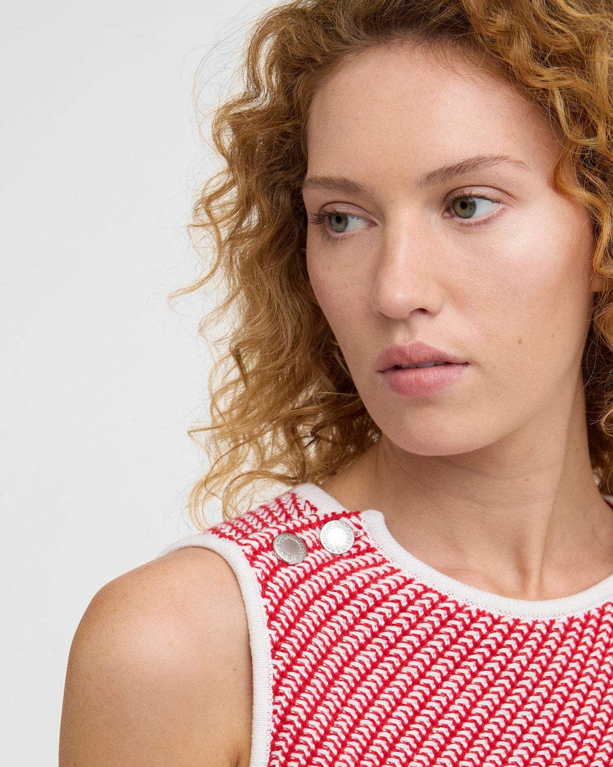 Poppy Red Amanda Knit Vest
