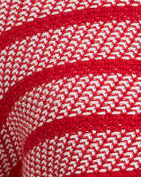 Poppy Red Polly Striped Knit Jumper