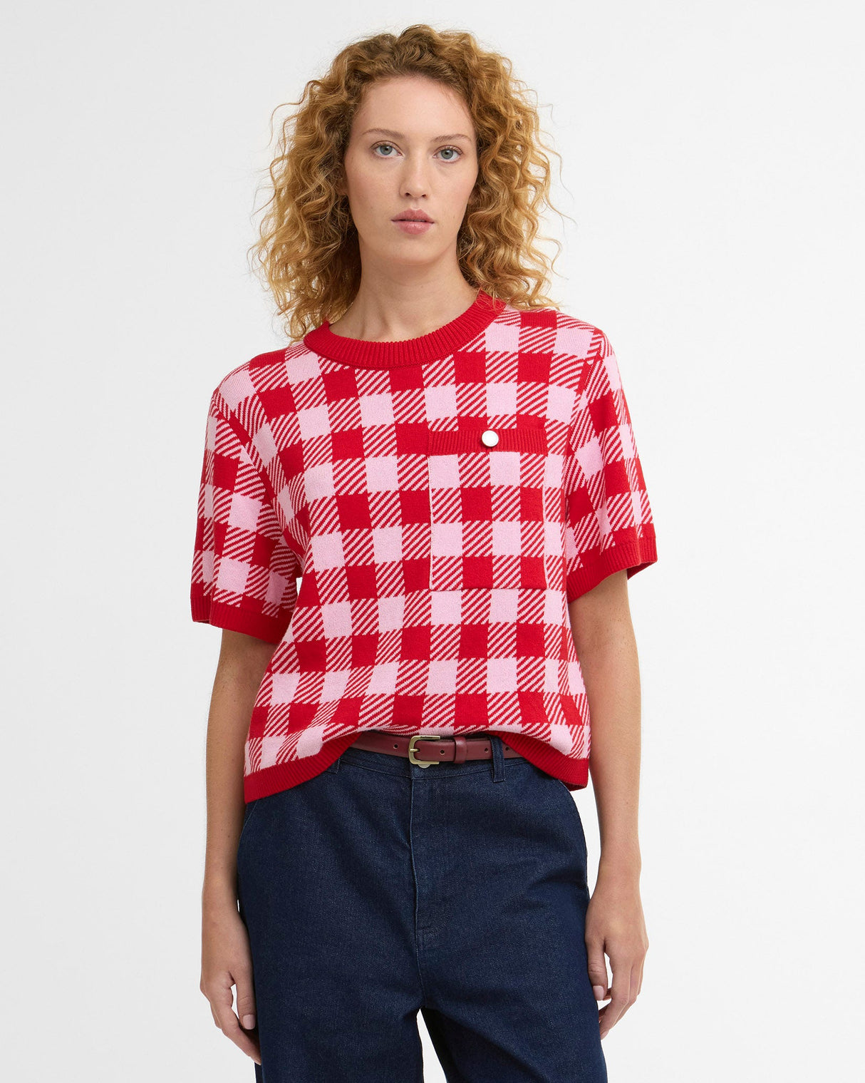 Red-&-White-Gingham-Esther-Knit-Jumper