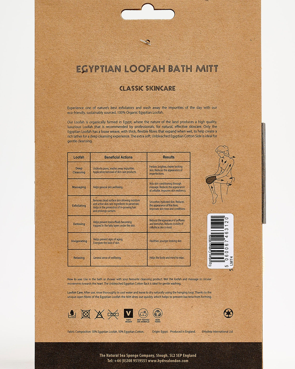 Organic-Egyptian-Loofah-Elasticated-Cuff-Mitt