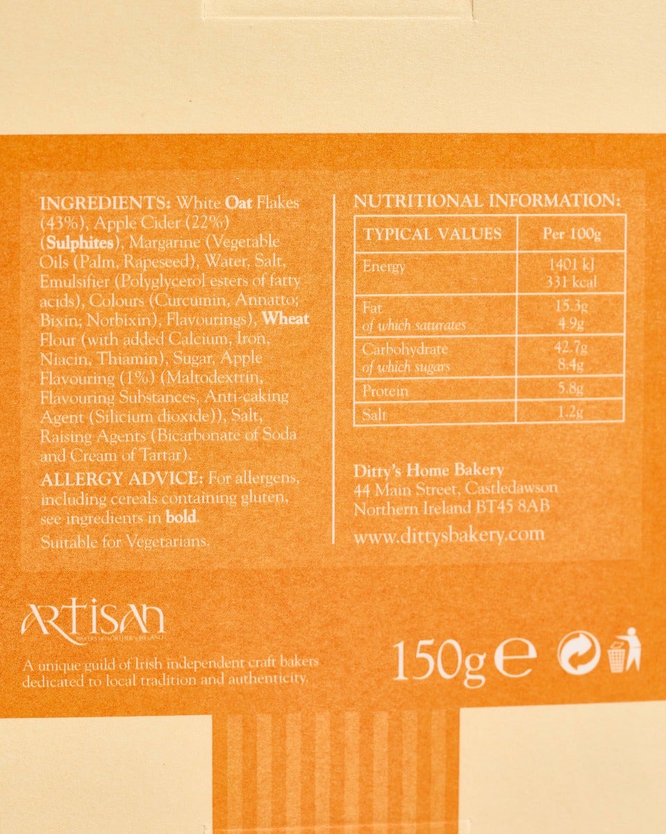 Ditty's Apple Oatcakes