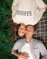 Cloud & Navy Northumberland Logo Sweatshirt