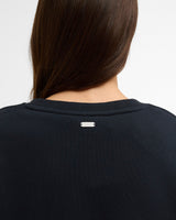 Navy Hartland Crew Slogan Sweatshirt