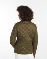 Olive & Pale Pink Deveron Quilt Jacket