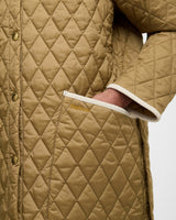 Sand Liddesdale Quilted Coat